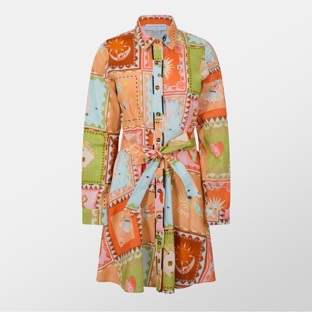NWT NEVER FULLY DRESSED Lauren Shirt Dress Sz 12 - Picture 4 of 14